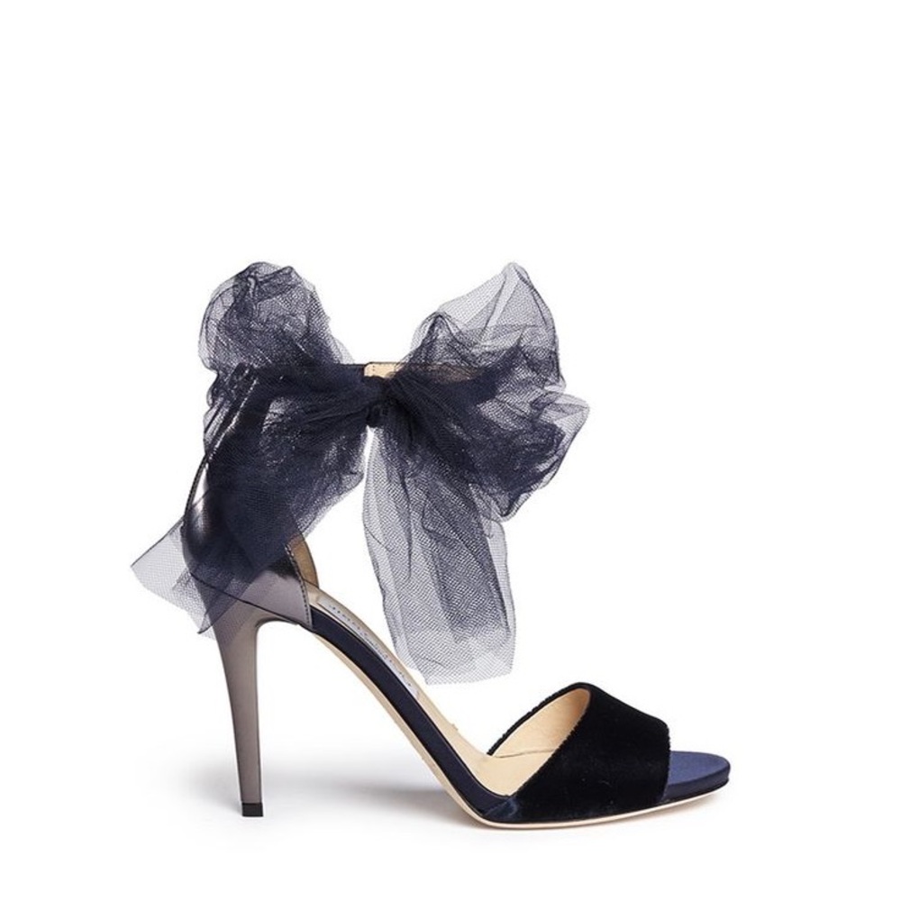 Jimmy Choo Lilyth tulle bow